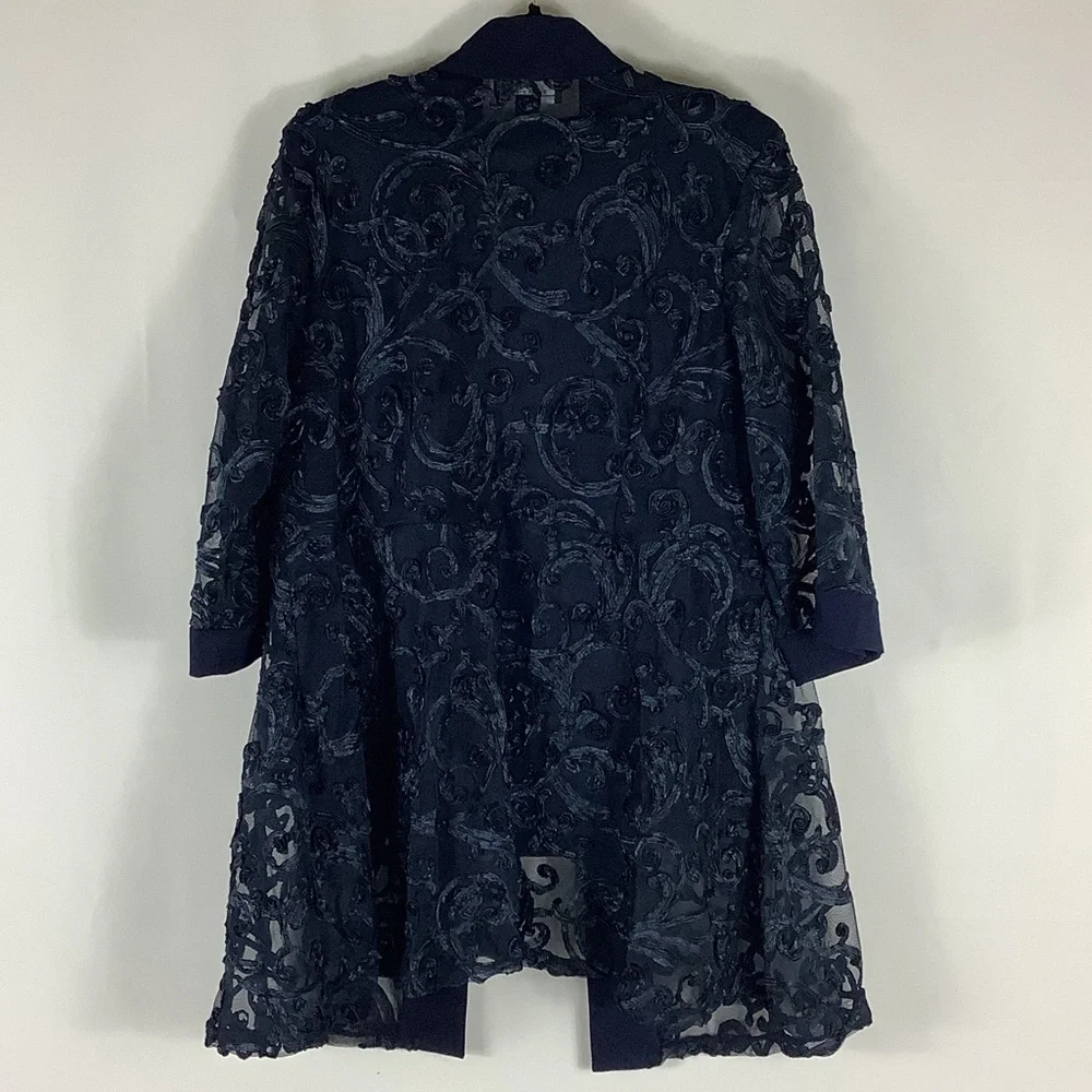 R&M Richards 3-piece Soutache Jacket, Tank Pantsuit - Picture 9 of 10